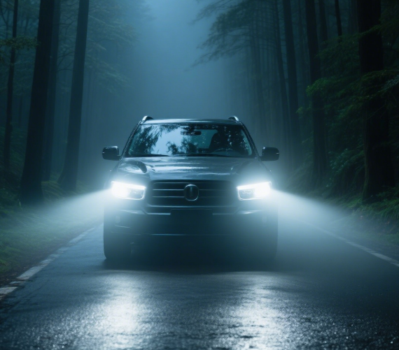 Dual-beam LED projector headlights, led lights for car headlights