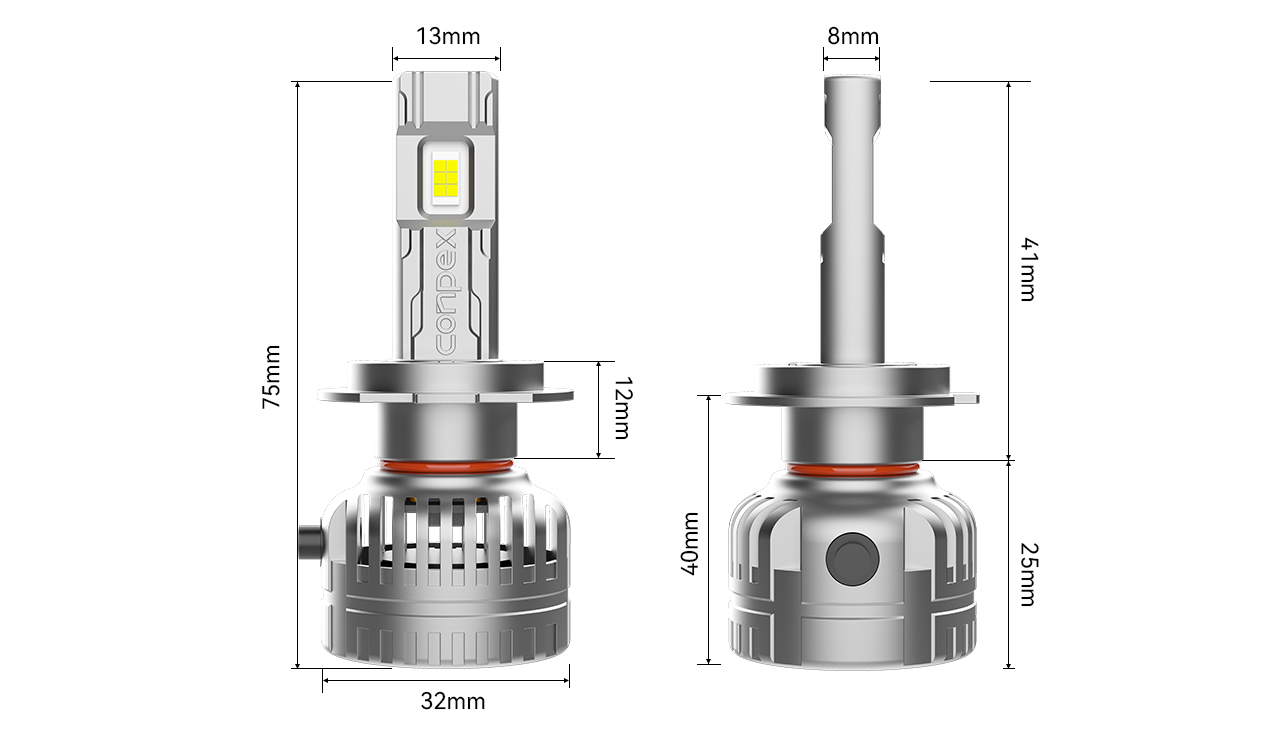 LED lights for car headlights, LED bulbs for cars headlights