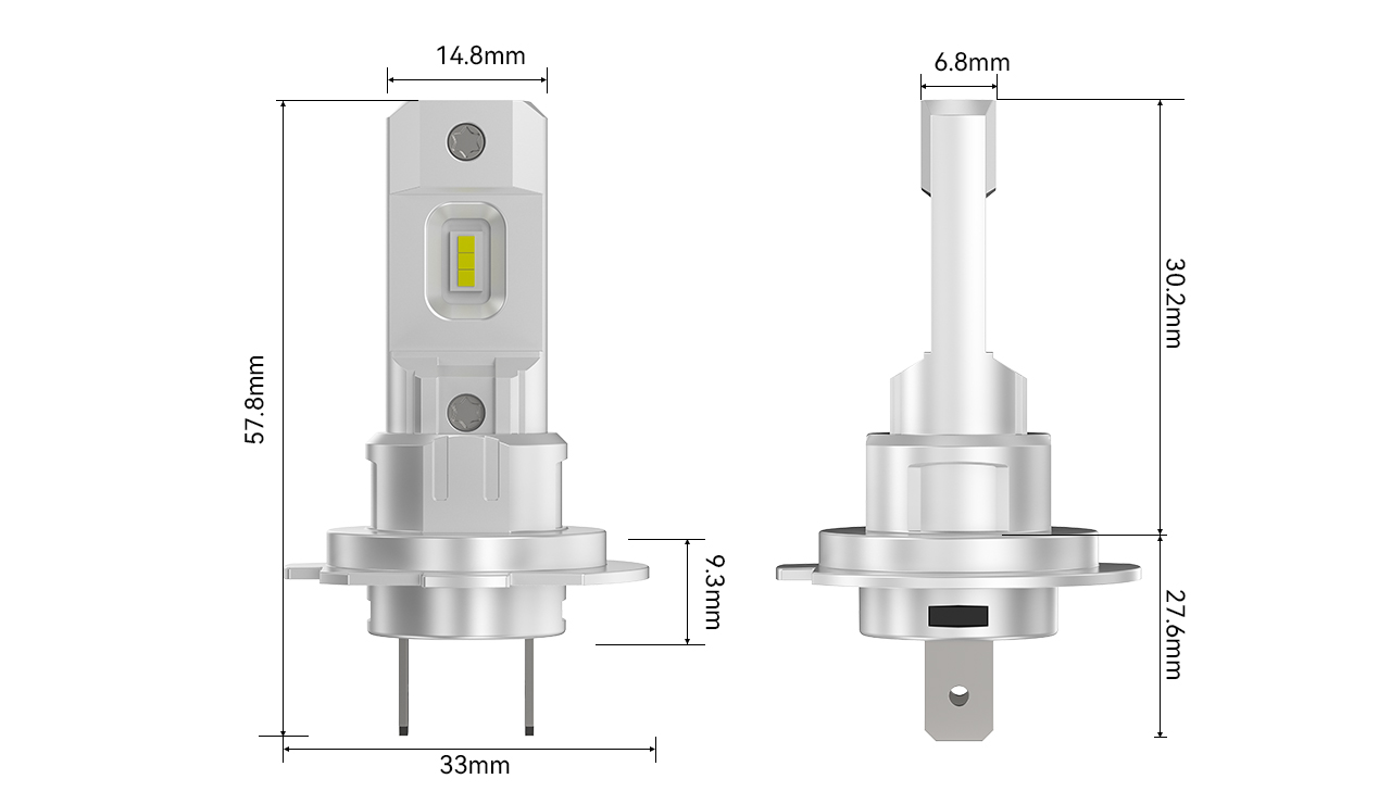 High brightness car LED headlights, High power automotive LED headlights