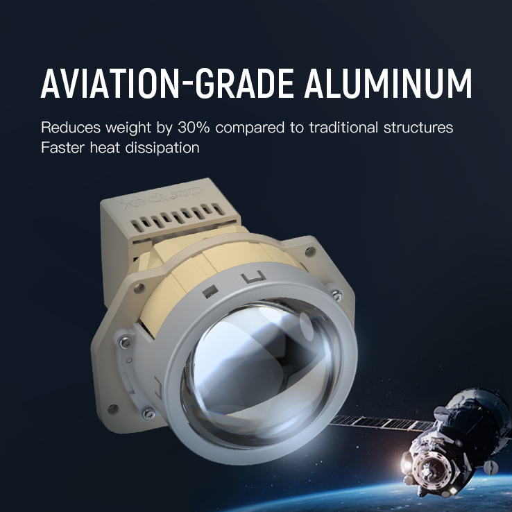 bi-LED projector lens headlight, High brightness car LED headlights