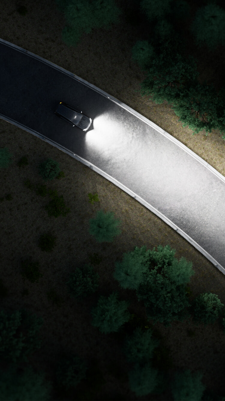 Car LED headlights with high brightness