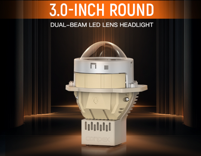 Ordinary Car LED Headlights, Bi-LED Projector Lens Headlights