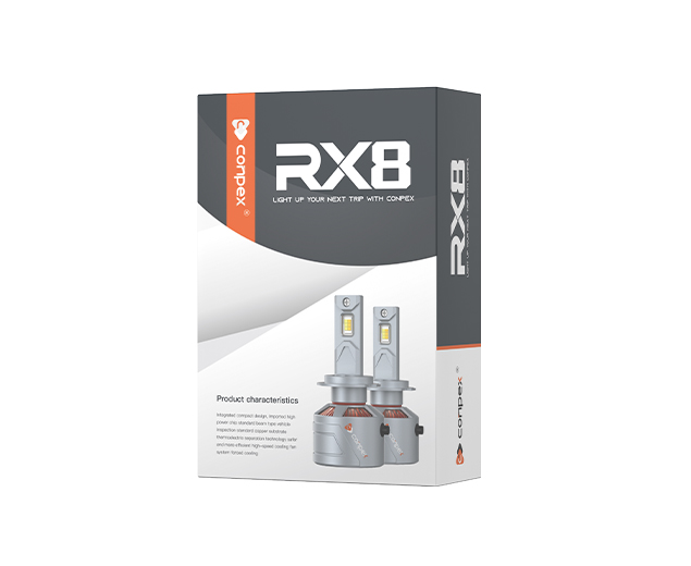RX8-3S 3-COLOR CAR LED headlights ,Best car LED headlights,3000K, 4300K, 6000K